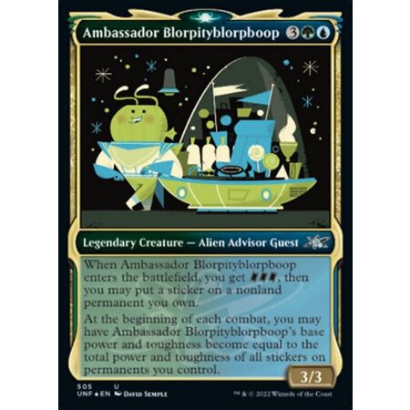 Ambassador Blorpityblorpboop - Galaxy Foil