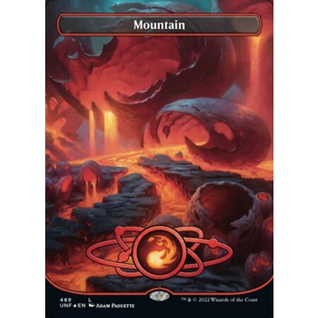 Mountain (489) - Full Art Galaxy Foil