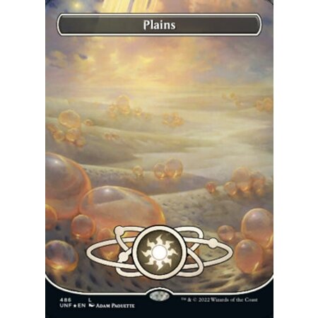 Plains (486) - Full Art - Galaxy Foil