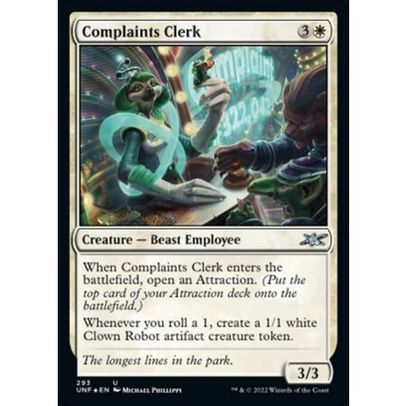 Complaints Clerk - Galaxy Foil