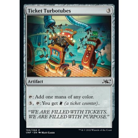Ticket Turbotubes - Foil