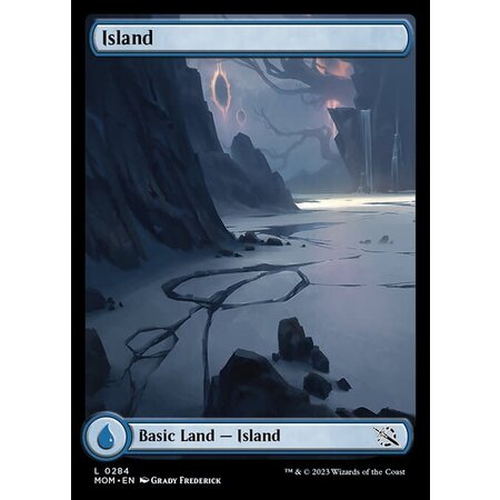 Island (284) - Full Art - Foil