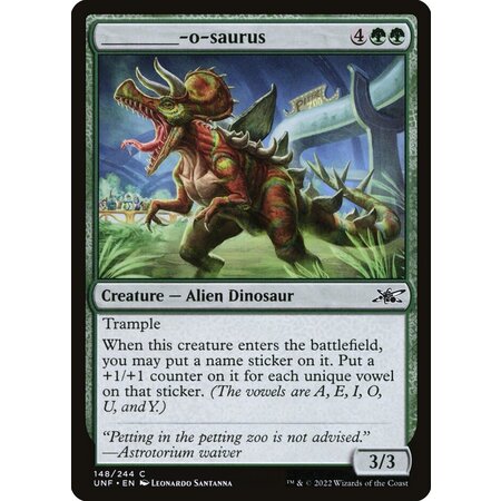 ________-o-saurus - Foil