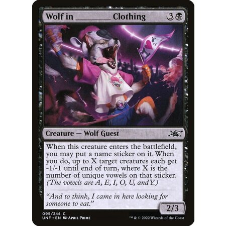 Wolf in ________ Clothing - Foil