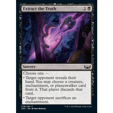 Extract the Truth - Foil