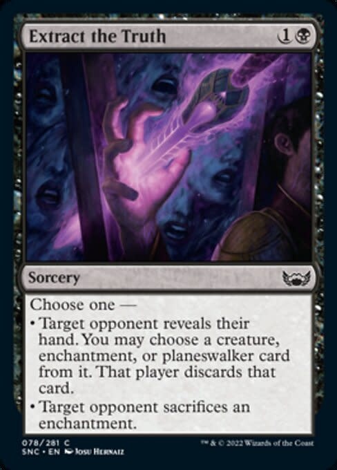 Extract the Truth - Foil