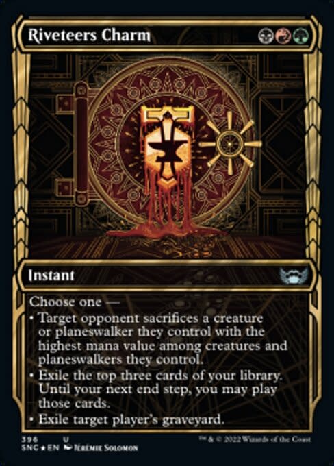 Riveteers Charm - Gilded Foil