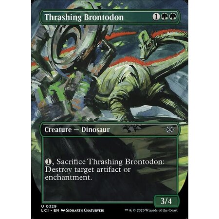Thrashing Brontodon - Foil