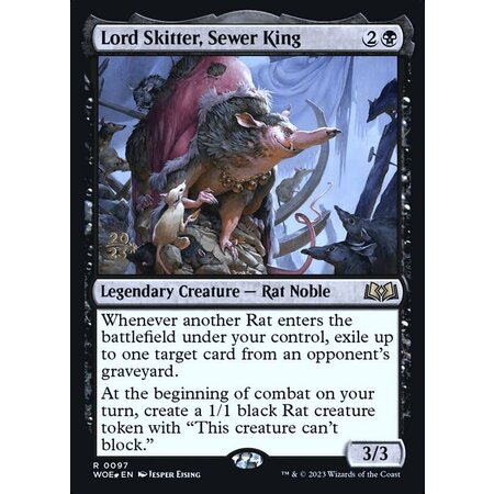 Lord Skitter, Sewer King - Foil - Prerelease Promo