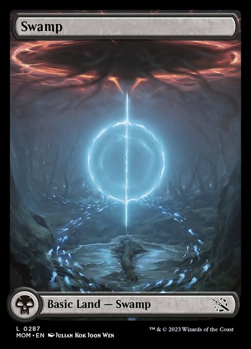Swamp (287) - Full Art - Foil