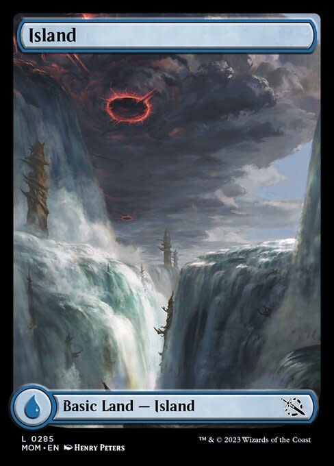 Island (285) - Full Art - Foil