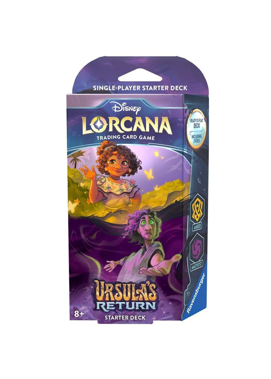 Disney Lorcana Starter Deck: Ursula's Return - Amber & Amethyst