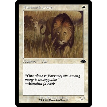 Savannah Lions - Foil