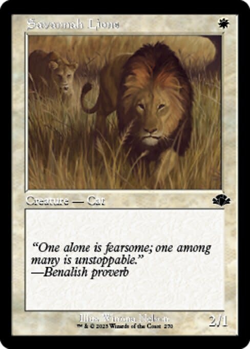 Savannah Lions - Foil