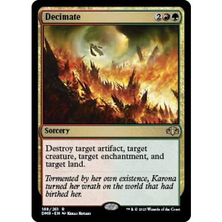 Decimate - Foil