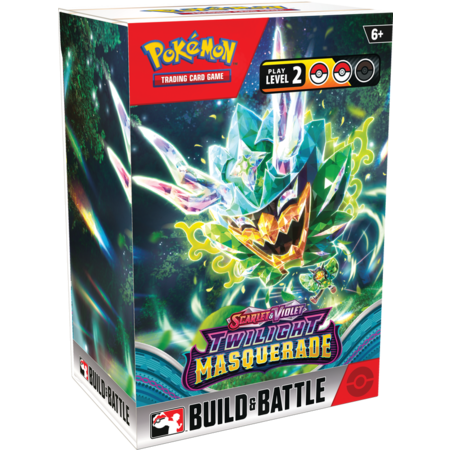 Pokemon Build & Battle Box - Twilight Masquerade **Comes with 3 bonus Twilight Masquerade booster packs while supplies last**
