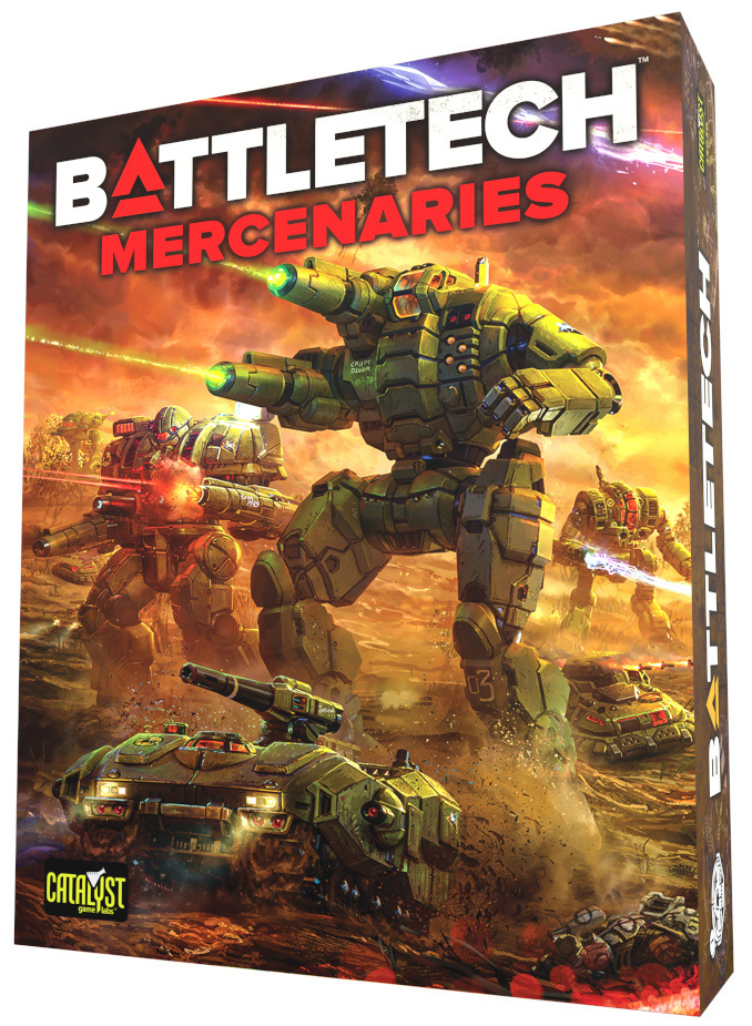 PREORDER BattleTech Mercenaries Box Set Kickstarter Edition Rain