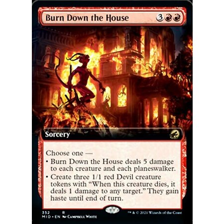 Burn Down the House - Foil