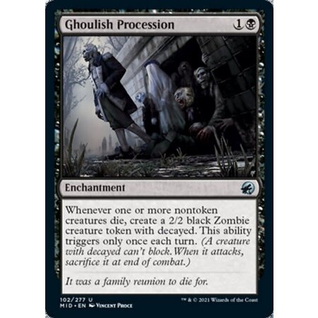 Ghoulish Procession - Foil