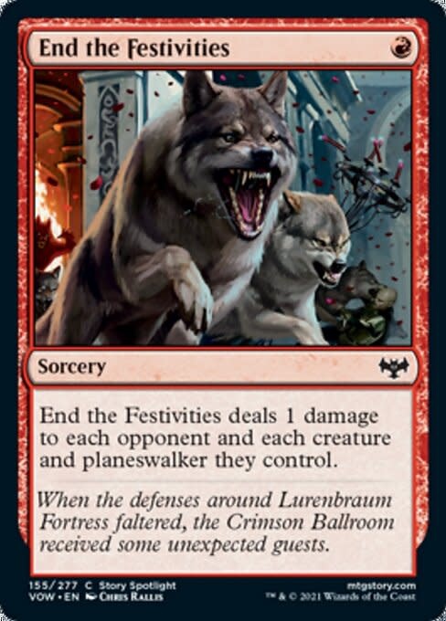 End of Festivities - Foil