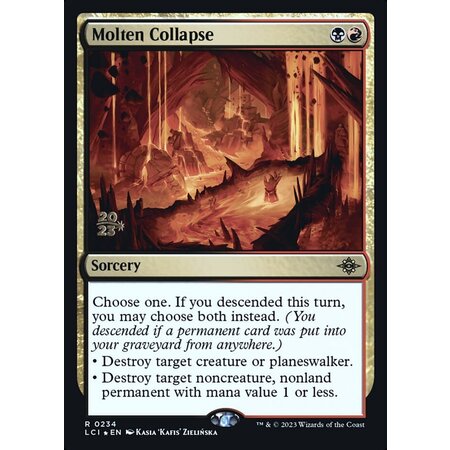 Molten Collapse - Foil - Prerelease Promo