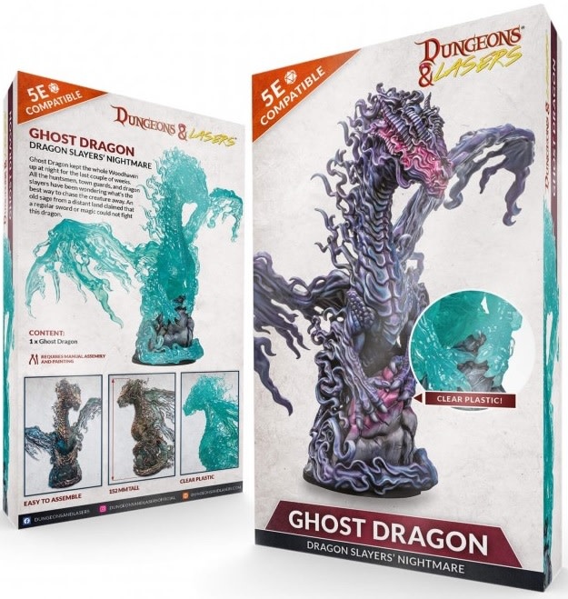 Ghost Dragon - Unpainted Miniature