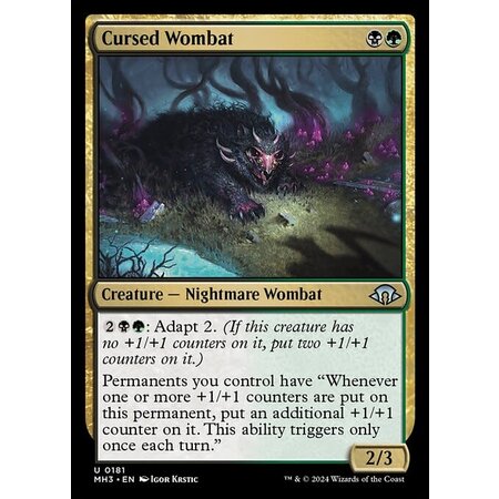 Cursed Wombat - Foil