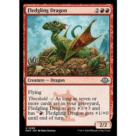 Fledgling Dragon - Foil