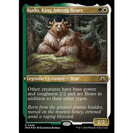 Kudo, King Among Bears - Foil-Etched