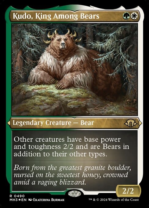 Kudo, King Among Bears - Foil-Etched