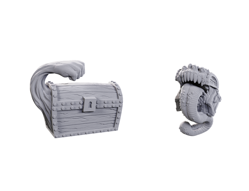 D&D Unpainted Minis - Mimics (50th Anniversary)
