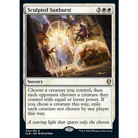 Sculpted Sunburst - Foil