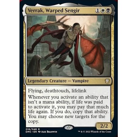 Verrak, Warped Sengir