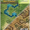 Battletech Battlemat - Savanna/Grasslands