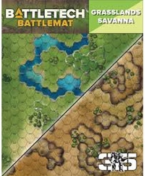 Battletech Battlemat - Savanna/Grasslands