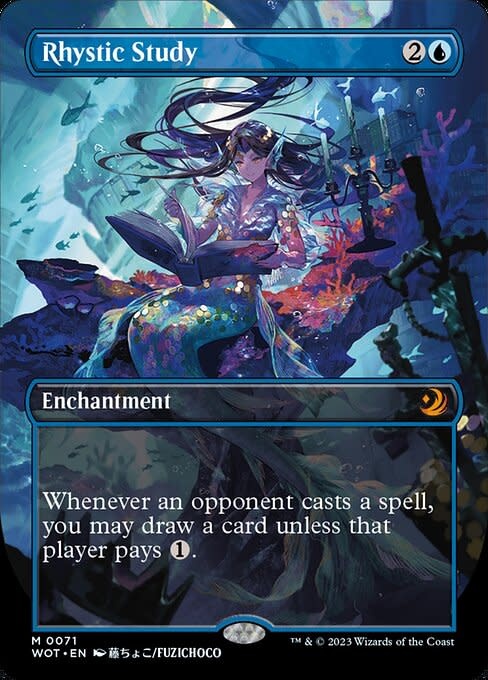 Rhystic Study - Anime Art Foil