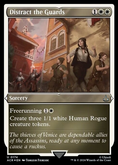 Distract the Guards - Foil-Etched