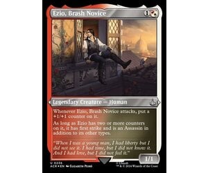 Ezio, Brash Novice - Foil-Etched - Rain City Games Ezio, Brash Novice - Foil-Etched - Rain City Games