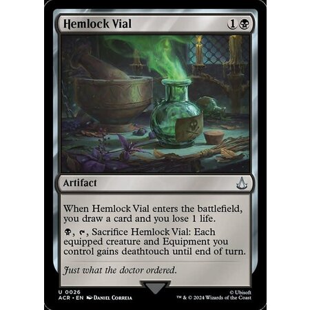 Hemlock Vial - Foil