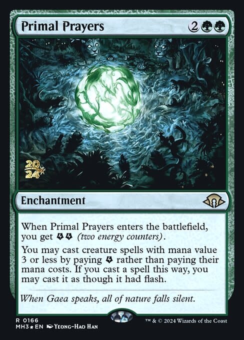 Primal Prayers - Foil - Prerelease Promo