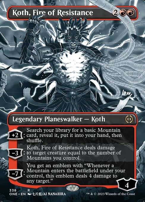 Koth, Fire of Resistance - Foil