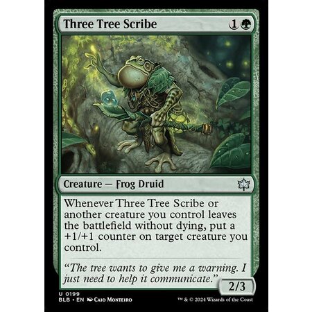 Three Tree Scribe - Foil