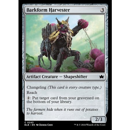 Barkform Harvester - Foil