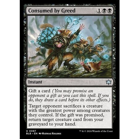 Consumed by Greed - Foil
