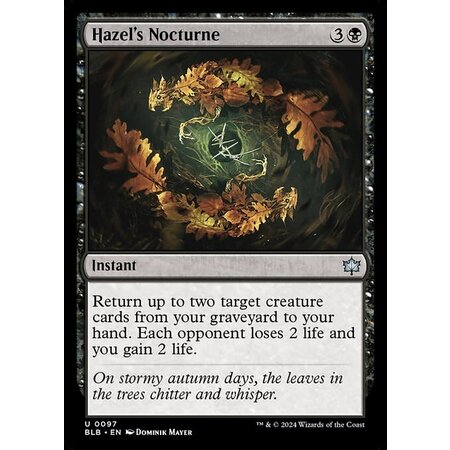 Hazel's Nocturne - Foil