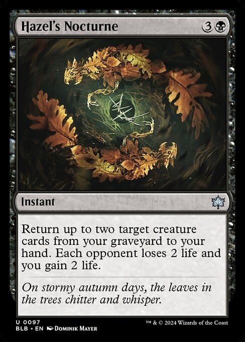 Hazel's Nocturne - Foil