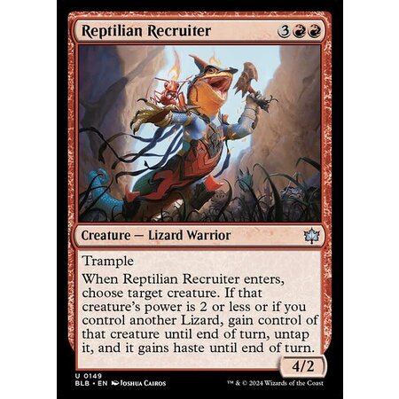 Reptilian Recruiter - Foil