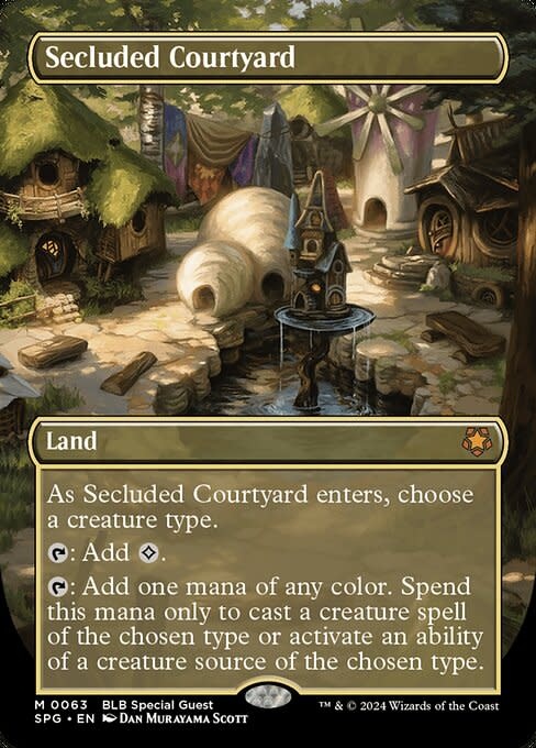 Secluded Courtyard - Foil