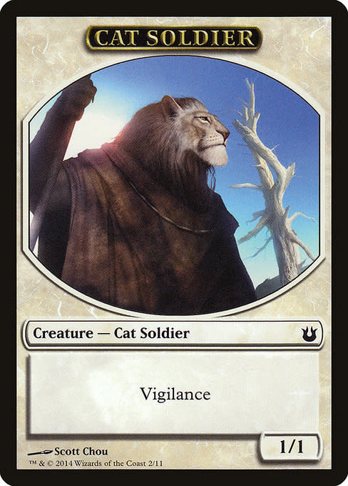 Cat Soldier Token (BNG)