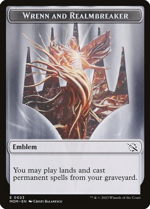 Wrenn and Realmbreaker Emblem (MOM) - Foil